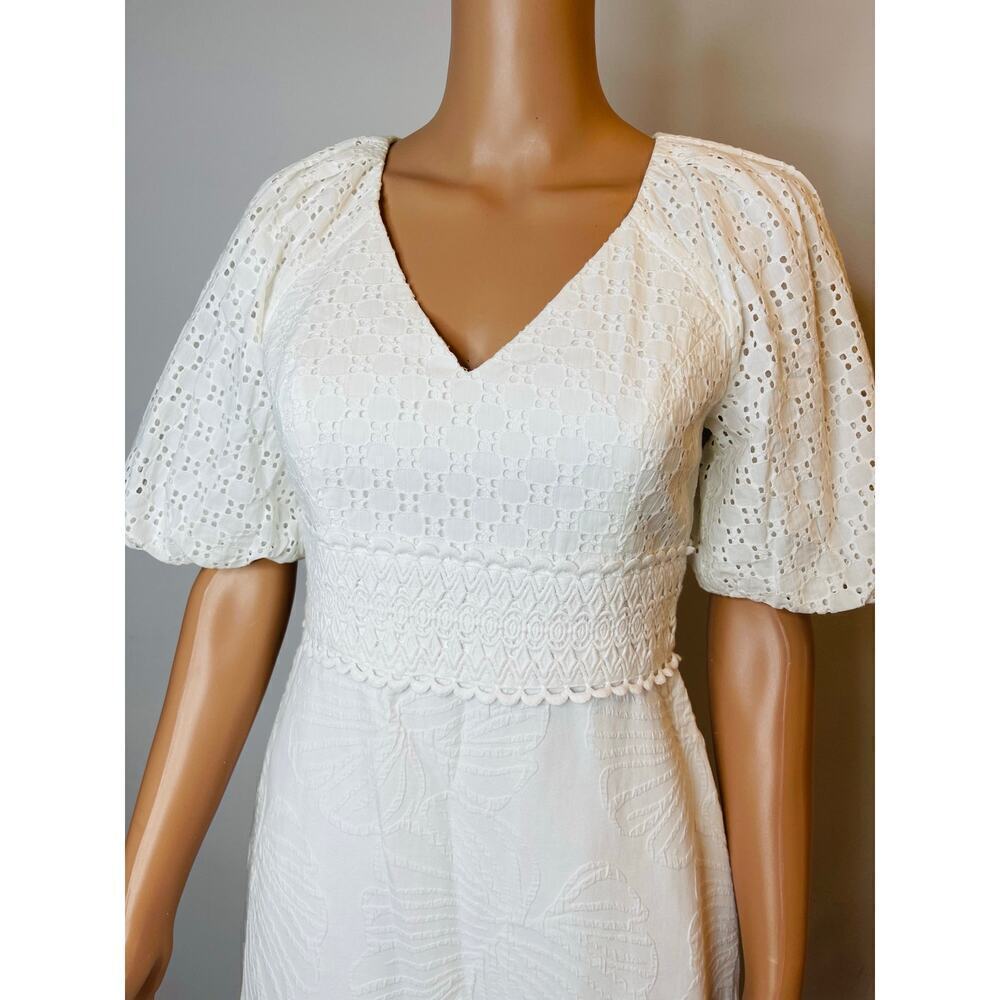 Lilly Pulitzer Jazlyn Dress size 0 Resort White Eyelet Jacquard - Picture 5 of 8